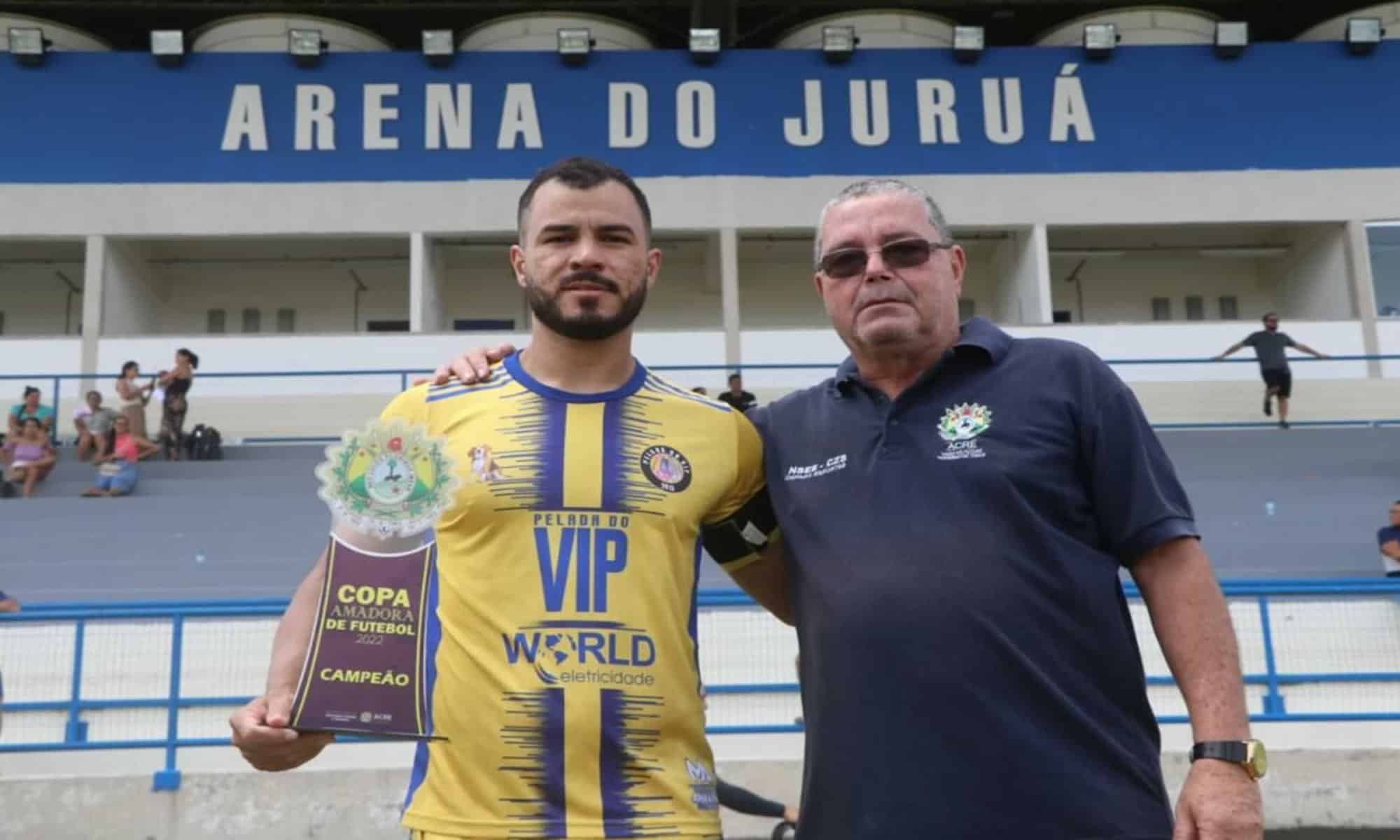 Vencedor da fase regional do Juruá na Copa Amadora de Futebol. Foto: cedida