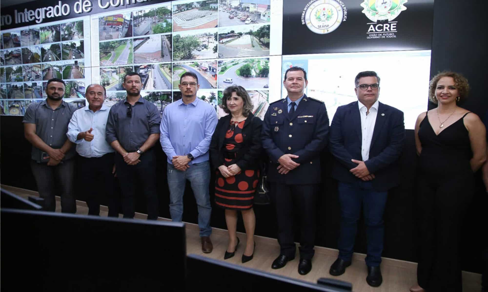 17 Prefeitura de Rio Branco lançou oficialmente o Programa de Videomonitoramento em Segurança Pública. Foto: Dhárcules Pinheiro/Asscom Sejusp