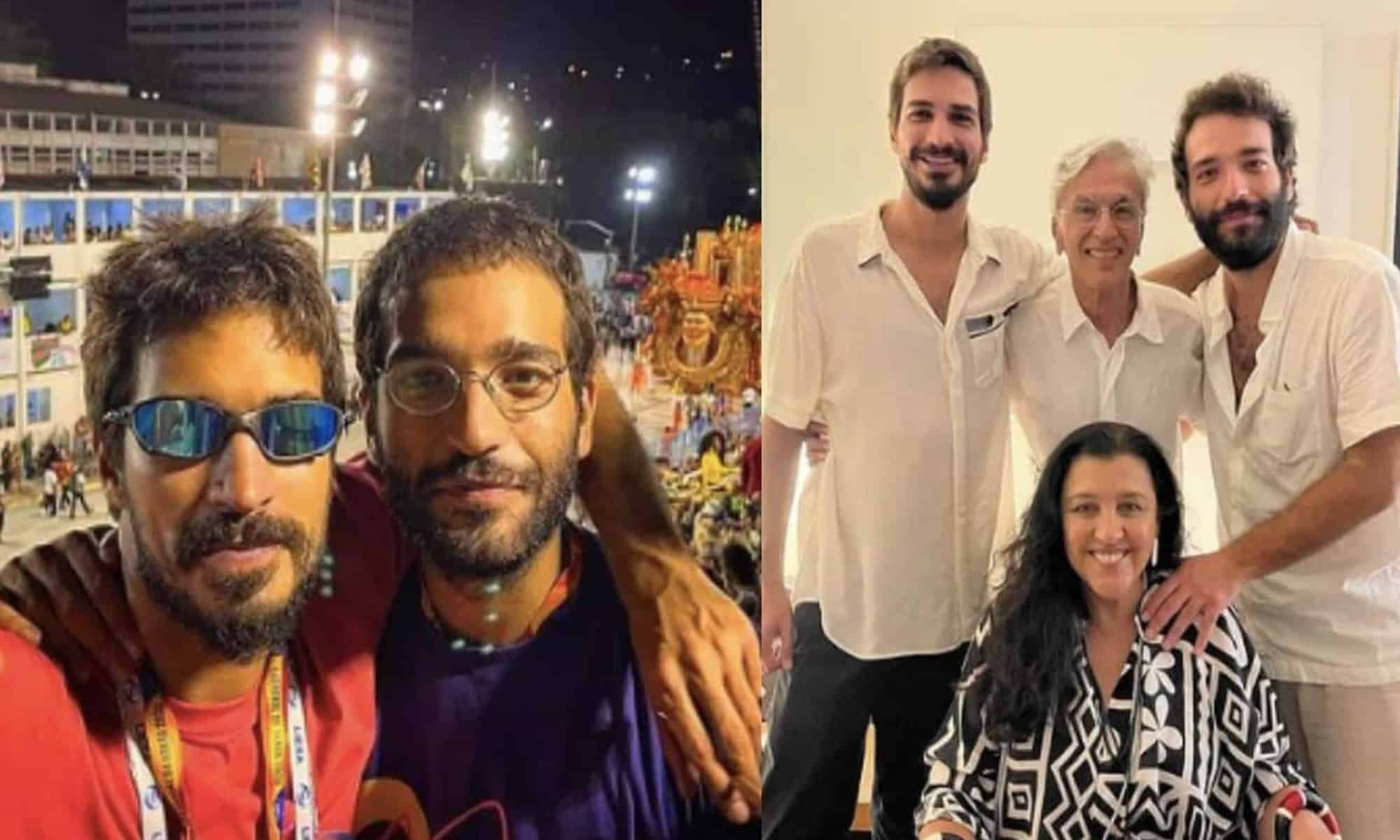 18 Humberto, Thales, Regina Cazé e Caetano Veloso (Reprodução)