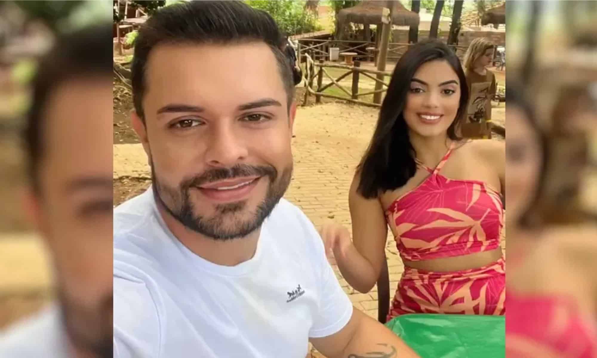 20 Isabella Lacerda ao lado do namorado Thiago Brandão Abreu, em Goiânia, Goiás — Foto: Arquivo pessoal/Isabella Lacerda