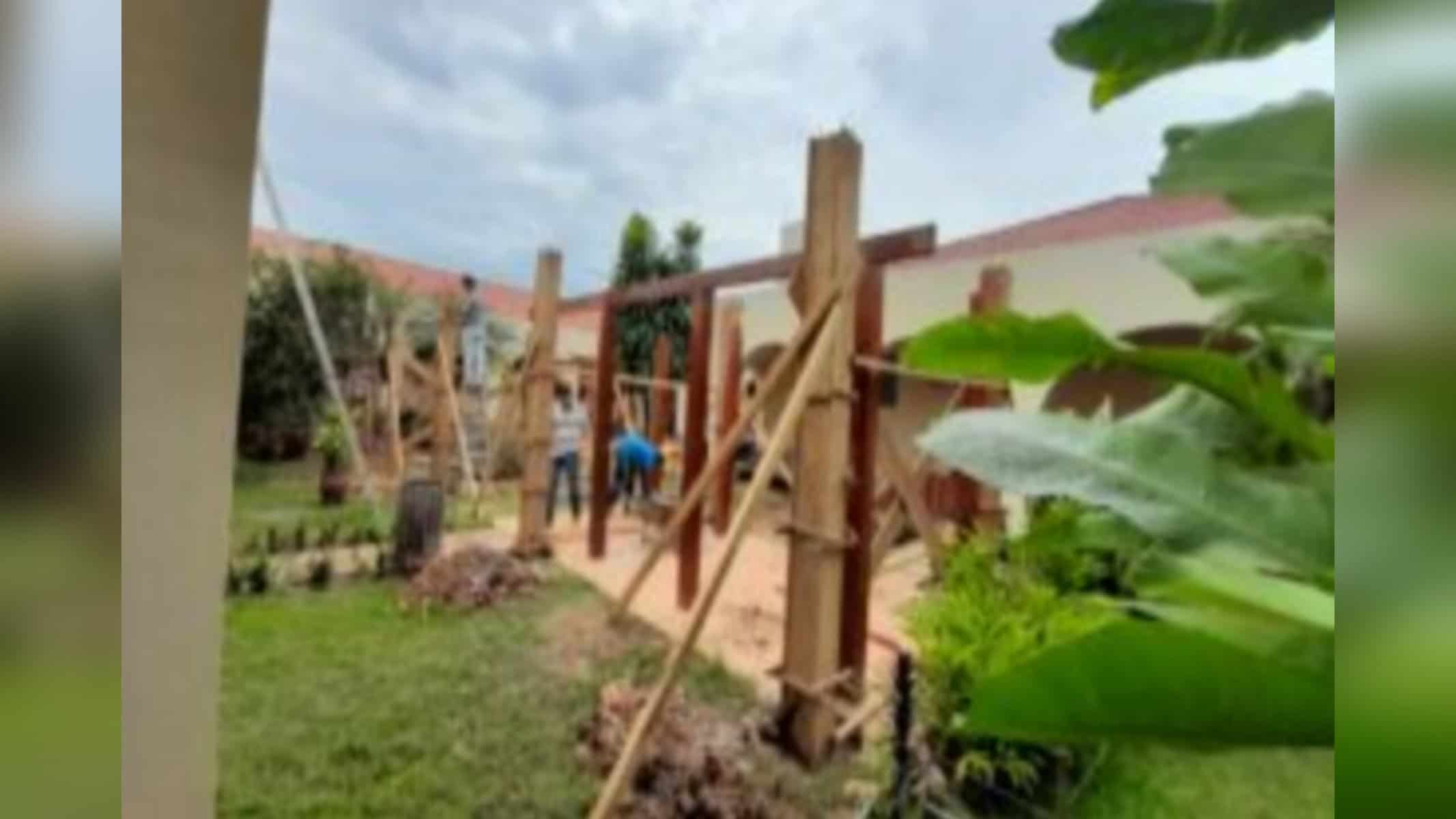 Obra gera trabalho e renda neste momento para operários da construção civil e depois, quando concluída, garantirá melhor funcionalidade para atender usuários do serviço. Foto: cedida