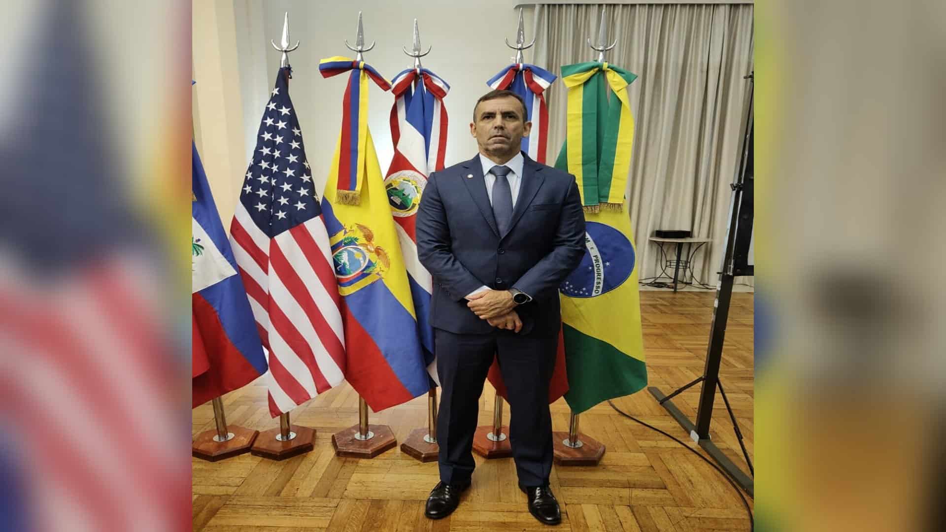 José Américo de Souza Gaia, como novo secretário de Estado de Justiça e Segurança Pública (Foto: Cedida)