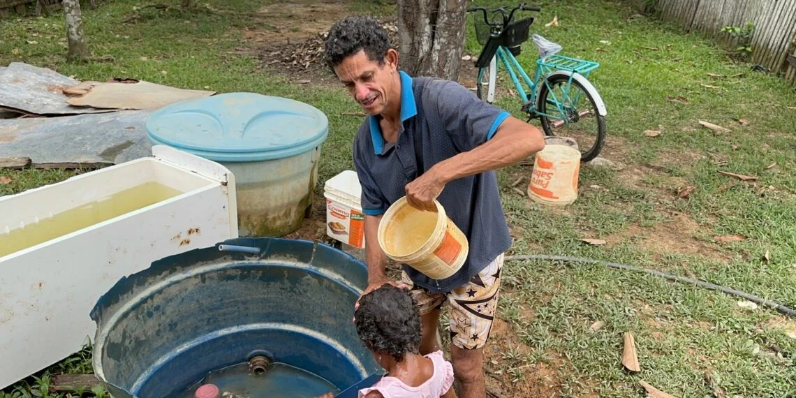 Francisco Barbosa sonha com banheiro para a família (Cedida)
