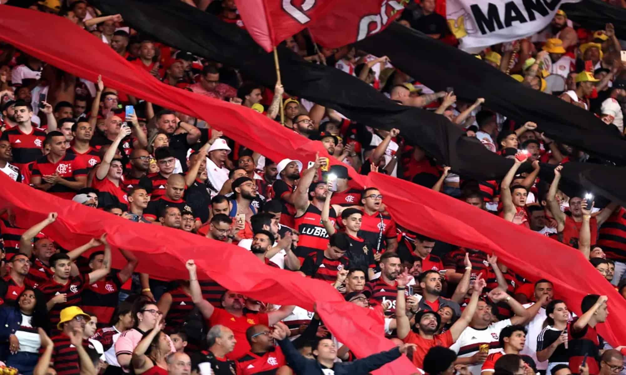 Cerca de 24 mil torcedores foram ver a estreia do Flamengo na temporada 2023. Foto: Buda Mendes/Getty Images