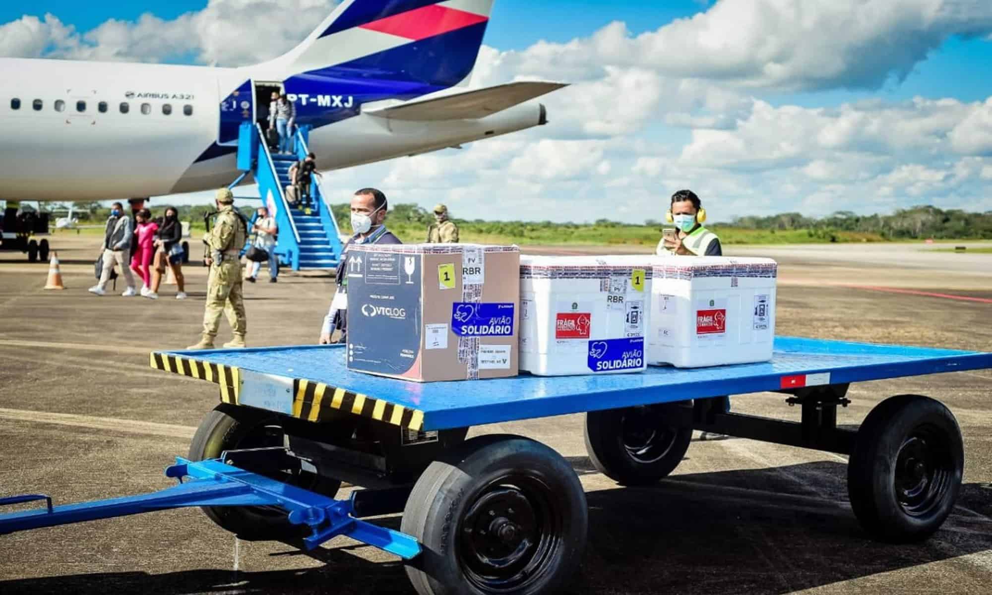 11 Novos lotes chegaram na manhã desta segunda, 8. Foto Júnior Aguiar/Secom