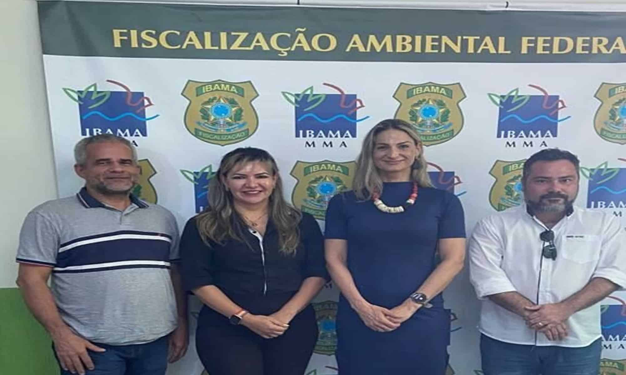 Reunião com superintendente do Ibama no Acre. Foto: cedida