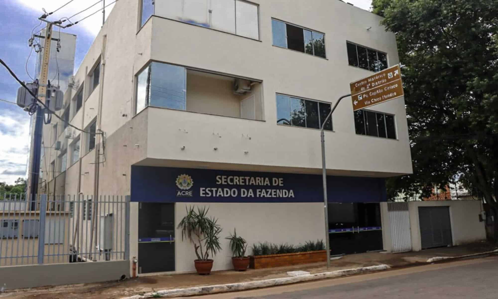 Sede provisória está localizada no antigo prédio da Câmara Municipal de Rio Branco, no Segundo Distrito. Foto: Ascom/Sefaz