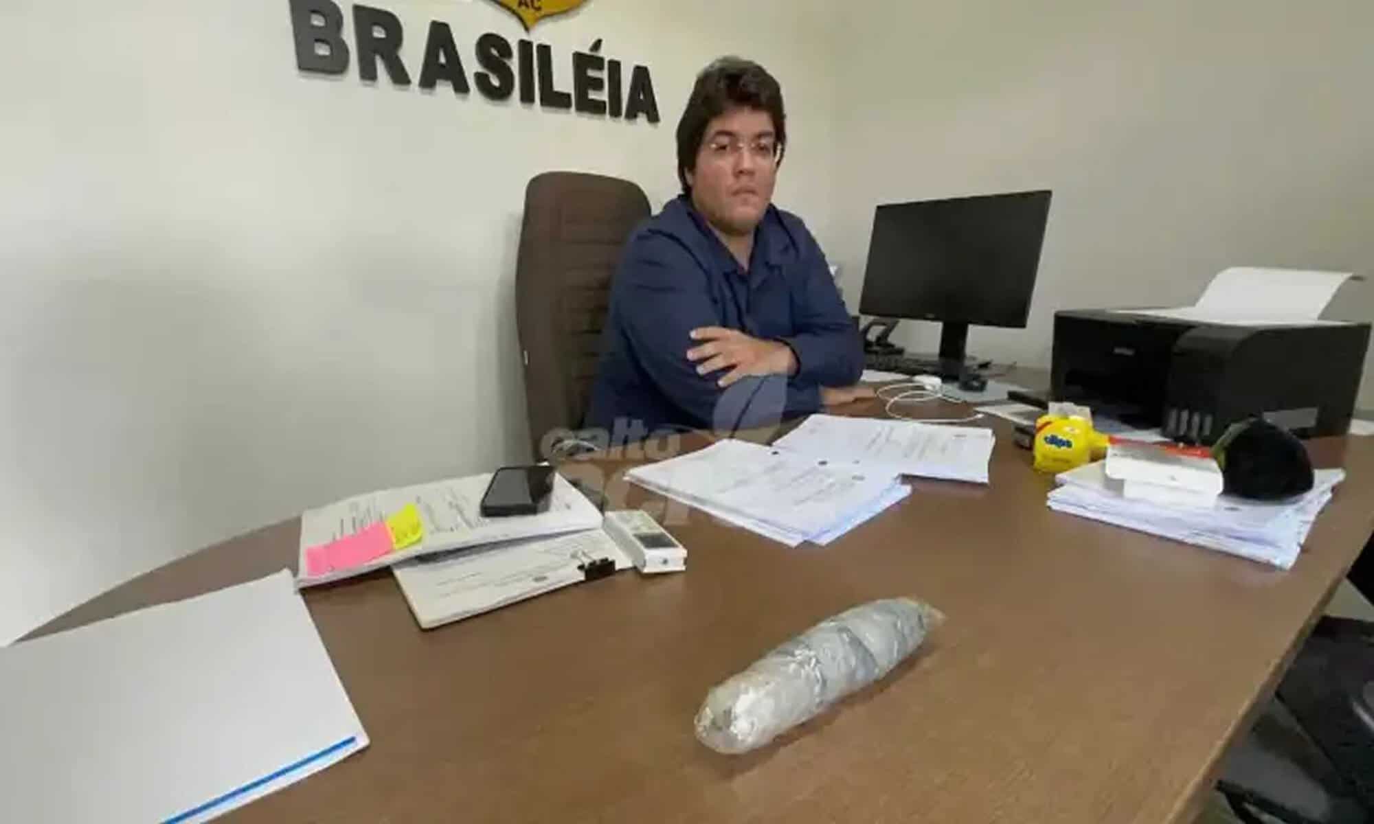 Artefato estava pronta para ser usada em uma agência bancária na fronteira. Foto: reprodução
