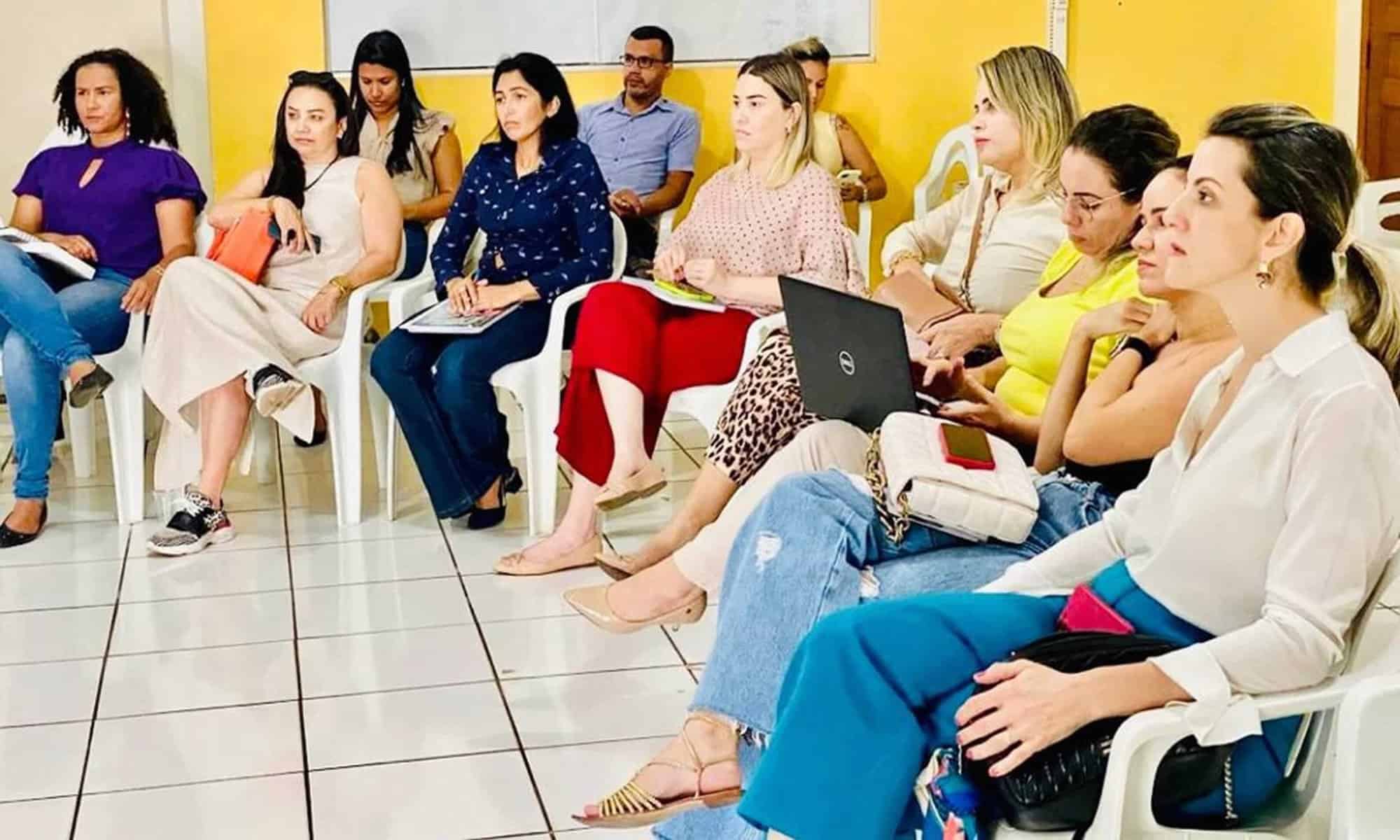 Reunião de apresentação do plano de ação. Foto: Cedida