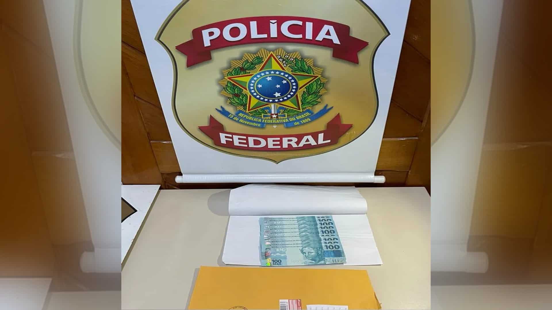 Homem que recebia dinheiro falso pelos Correios é preso no interior do Acre — Foto: Nucom/PF-AC