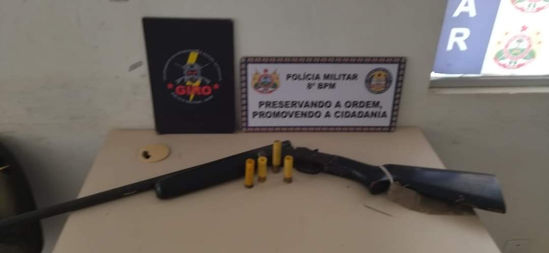 Polícia Militar apreende arma de fogo em Sena Madureira