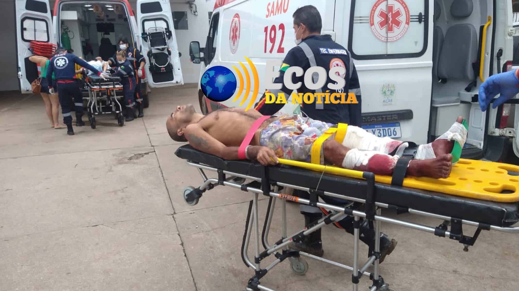 Homem é alvejado a tiro pela polícia ao reagir abordagem