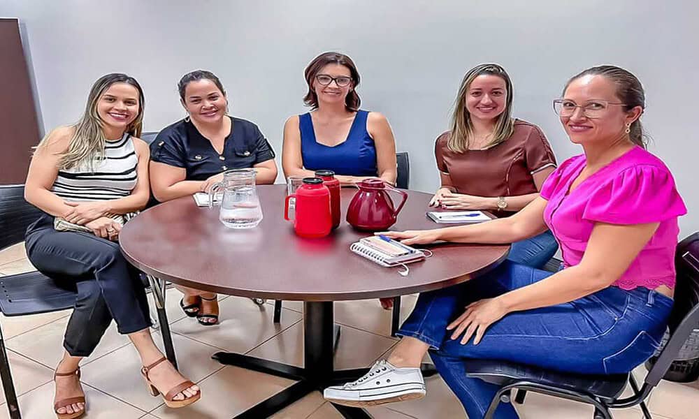 Equipes discutiram o fluxo dos pacientes internados nas unidades de saúde. Foto: cedida