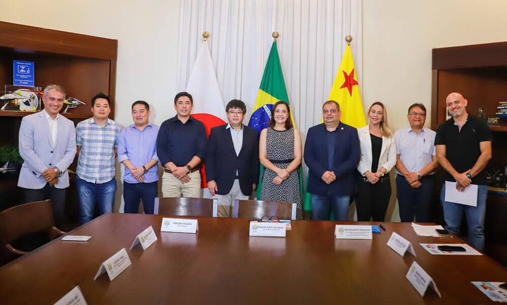 2-1024×613 (1) Mailza faou do potencial acreano e do desejo de ampliar a parceria. Foto: Marcos Vicentti/Secom