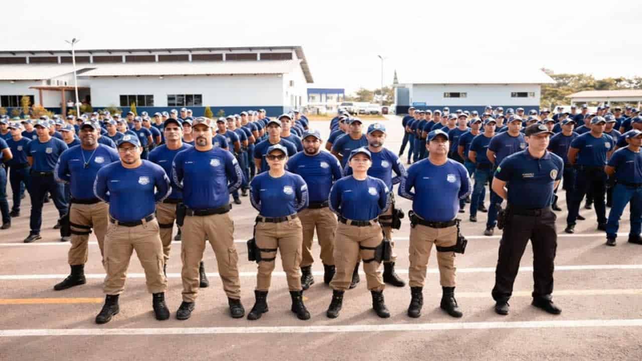São 292 alunos formandos para agentes socioeducativos a reforçar as unidades de internação aos adolescentes infratores. Foto: Polícia Civil