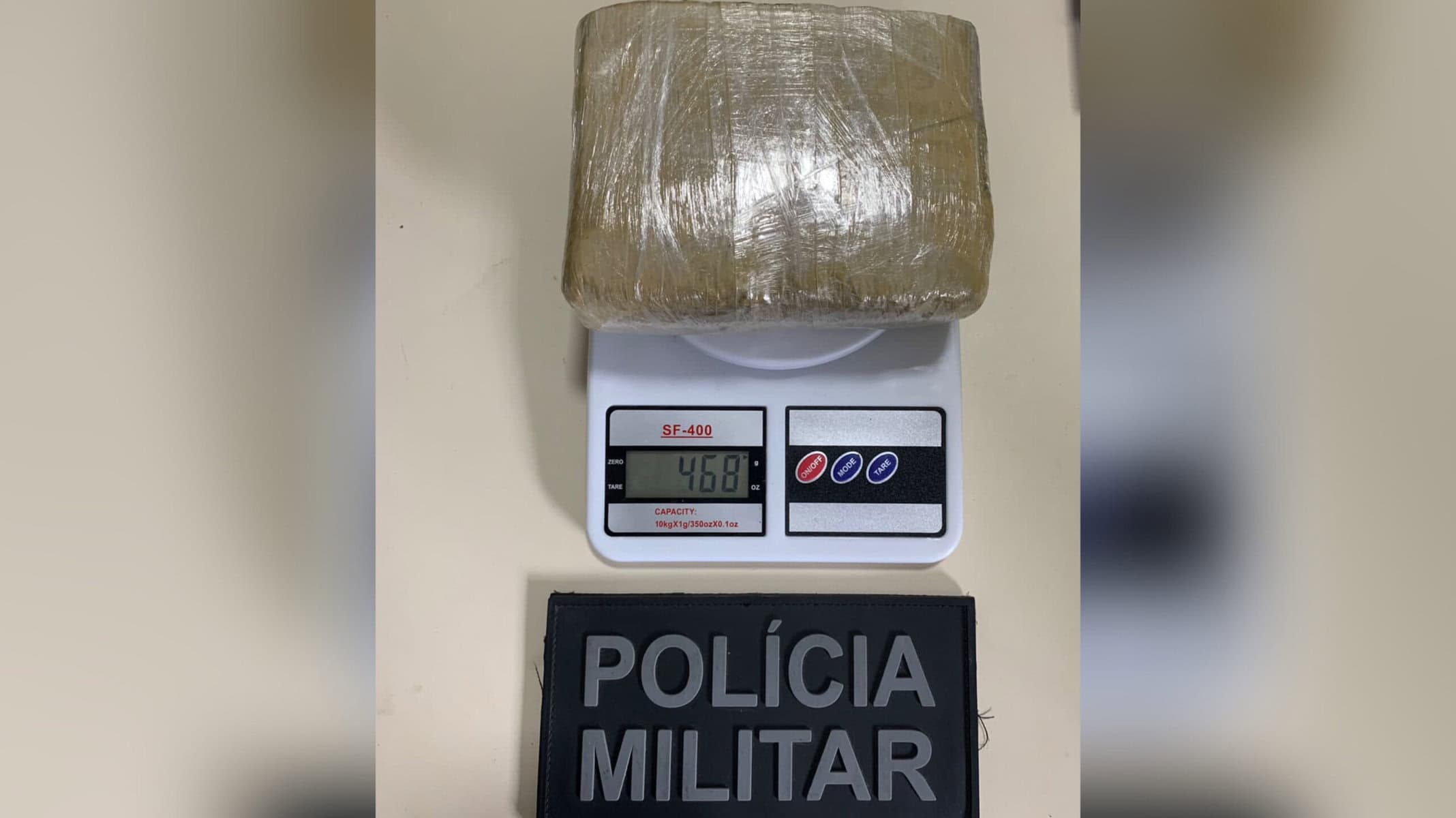 Polícia Militar apreende menor com quase meio quilo de maconha em Feijó