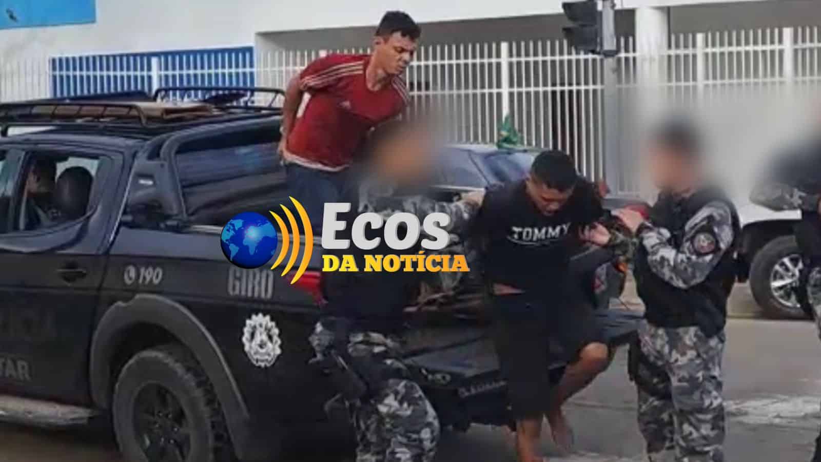 GIRO prende dupla em pleno ato criminoso de roubo