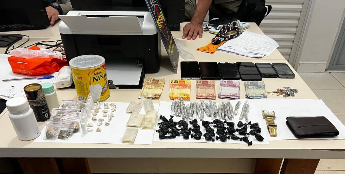 Polícia militar apreende entorpecentes no bairro Bom Jesus