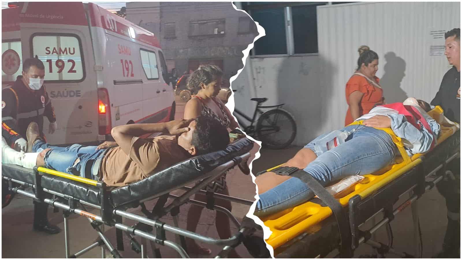 Casal fica feridos durante colisão entre motocicletas na Via Verde em Rio Branco