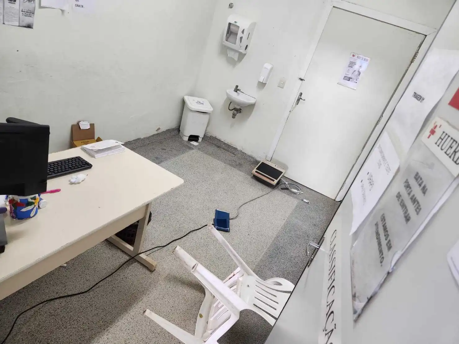 Ataque de fúria: Paciente ameaça enfermeira e quebra monitor cardíaco no Pronto Socorro de Rio Branco