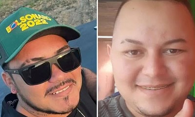 chacian_00796936_0_ Edgar Ricardo de Oliveira, de 30 anos, e Ezequias Souza Ribeiro, de 27 anos, foram identificado como os autores do crime | Reprodução