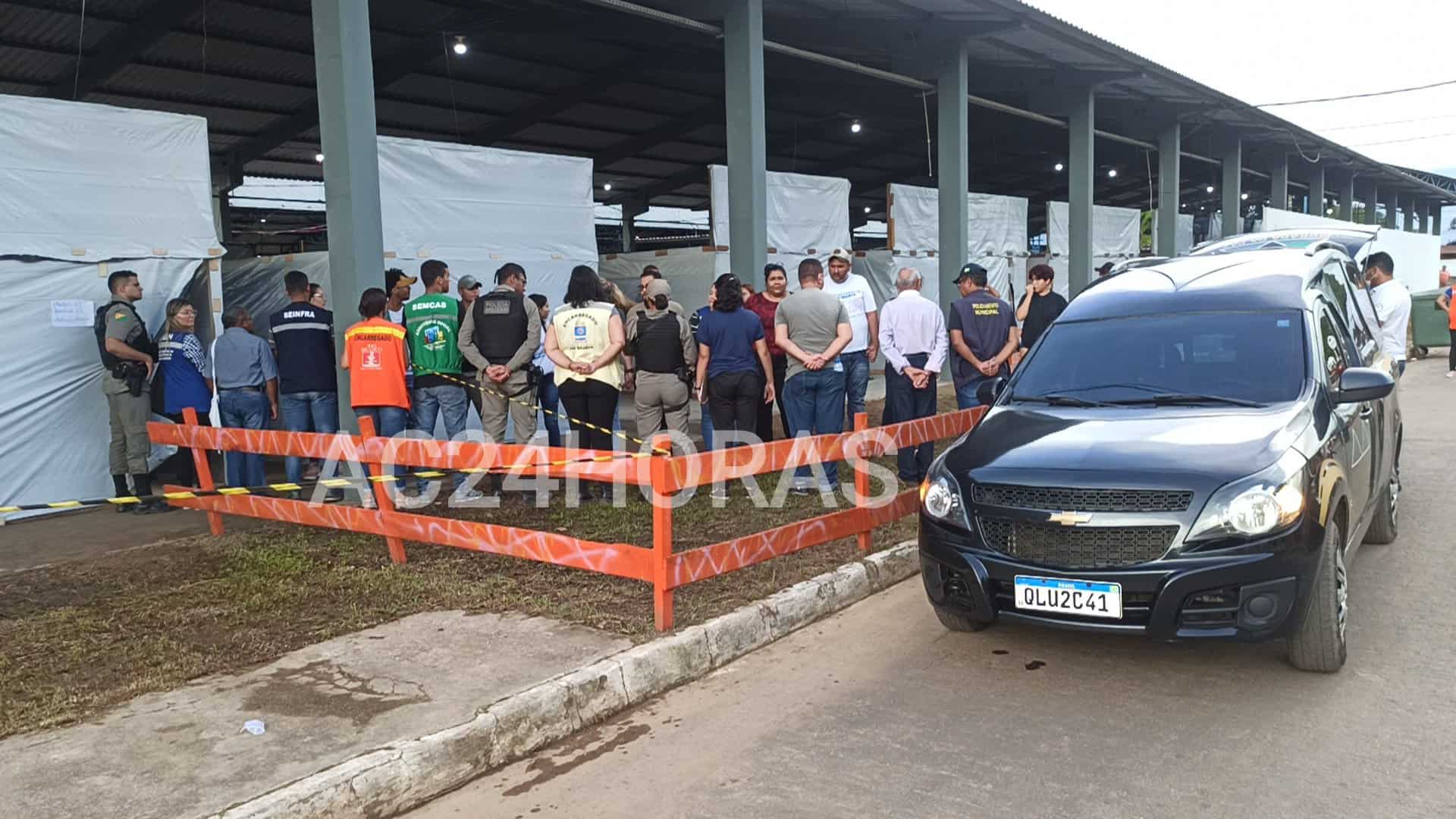 Idoso de 72 anos morre dentro de alojamento no Parque de Exposições