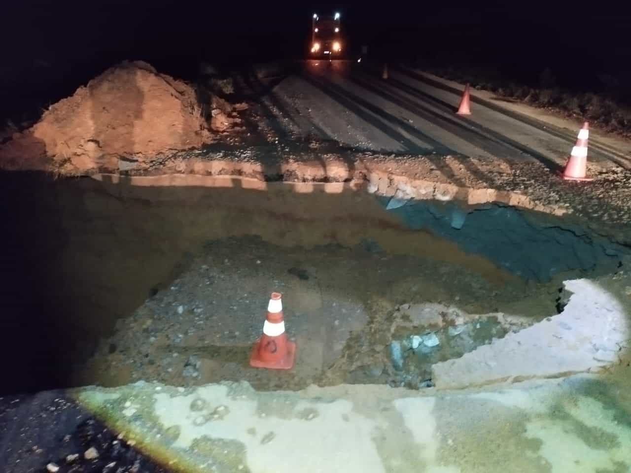 Trecho da BR-364 se rompe novamente em Rondônia e Acre fica isolado