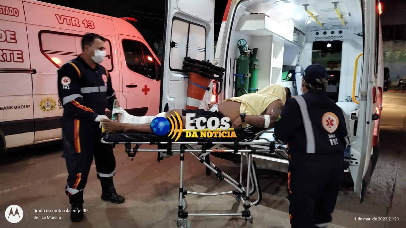 Homem de 37 anos é ferido a tiros enquanto caminhava na Baixada da Sobral