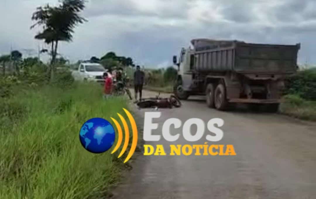 Acidente em Brasileia deixa jovem ferido e vítima é transferida para Rio Branco