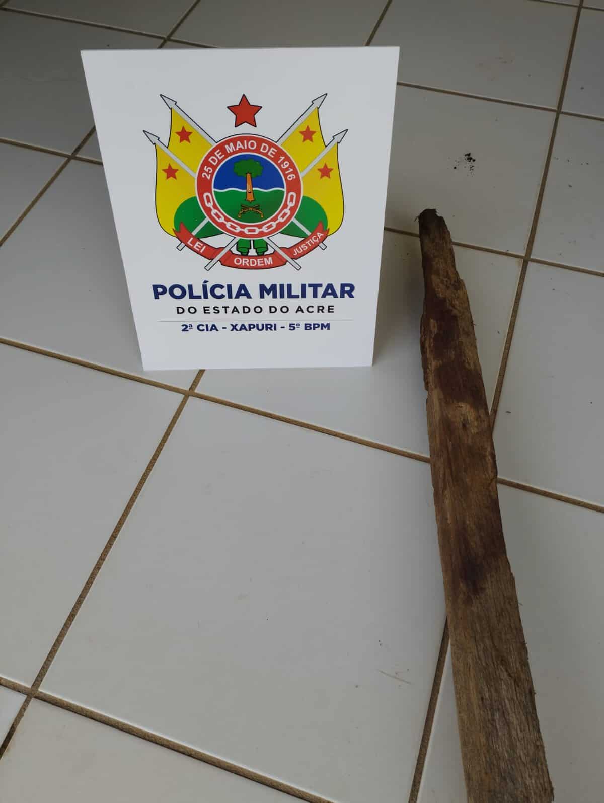 PM prende em flagrante autor de homicídio no município de Xapuri