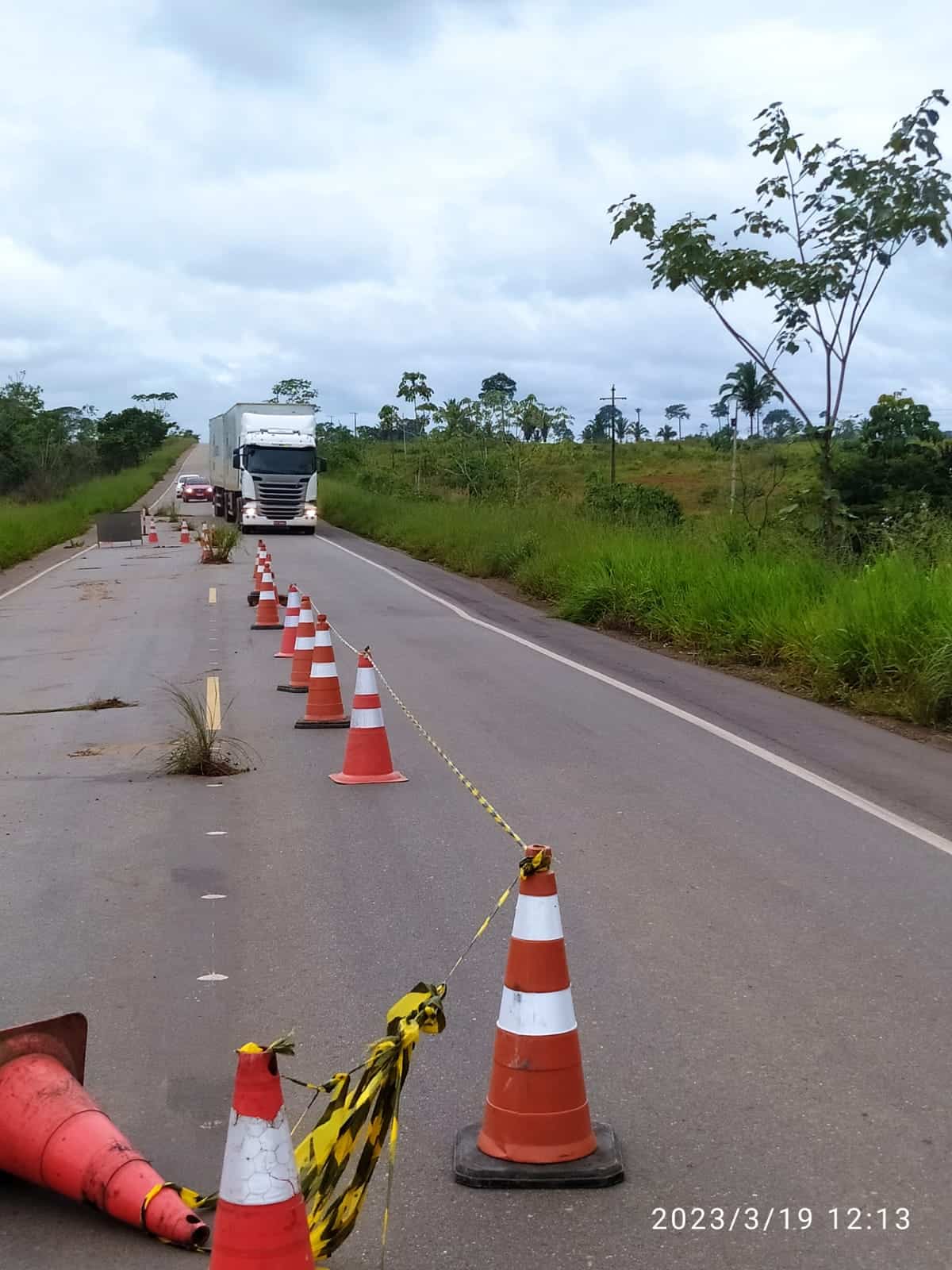 Reabertura de trecho interditado da BR-364 deve ocorrer na terça-feira, 21