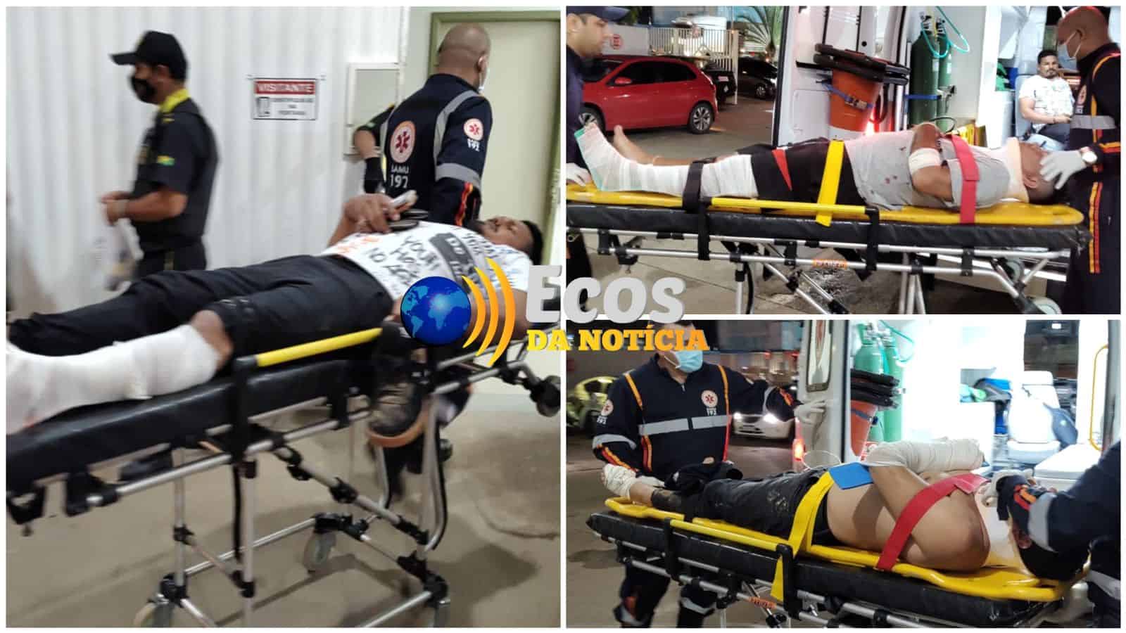 Colisão entre motocicletas deixa três feridos em Rio Branco