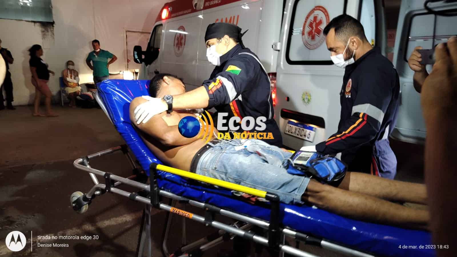 Homem de 29 anos é esfaqueado durante bebedeira entre amigos