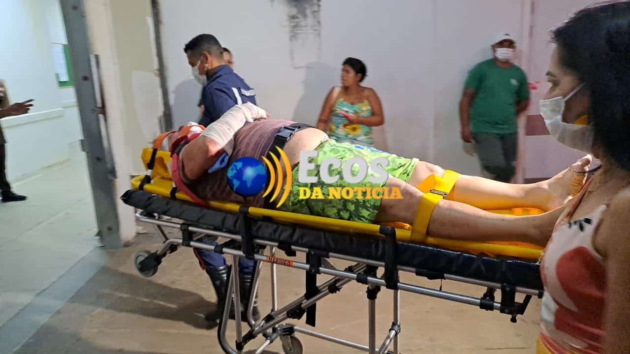 Homem sofre fratura no rosto ao cair de telhado com cerca de 3 metros na capital