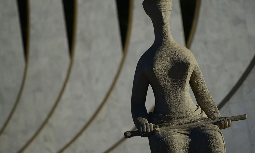 Fachada do edifício sede do Supremo Tribunal Federal - STF