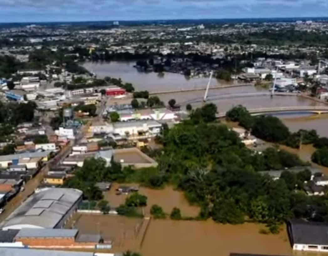 Rio Acre baixa 26 centímetros durante a noite e alcança 17,07m nesta manhã