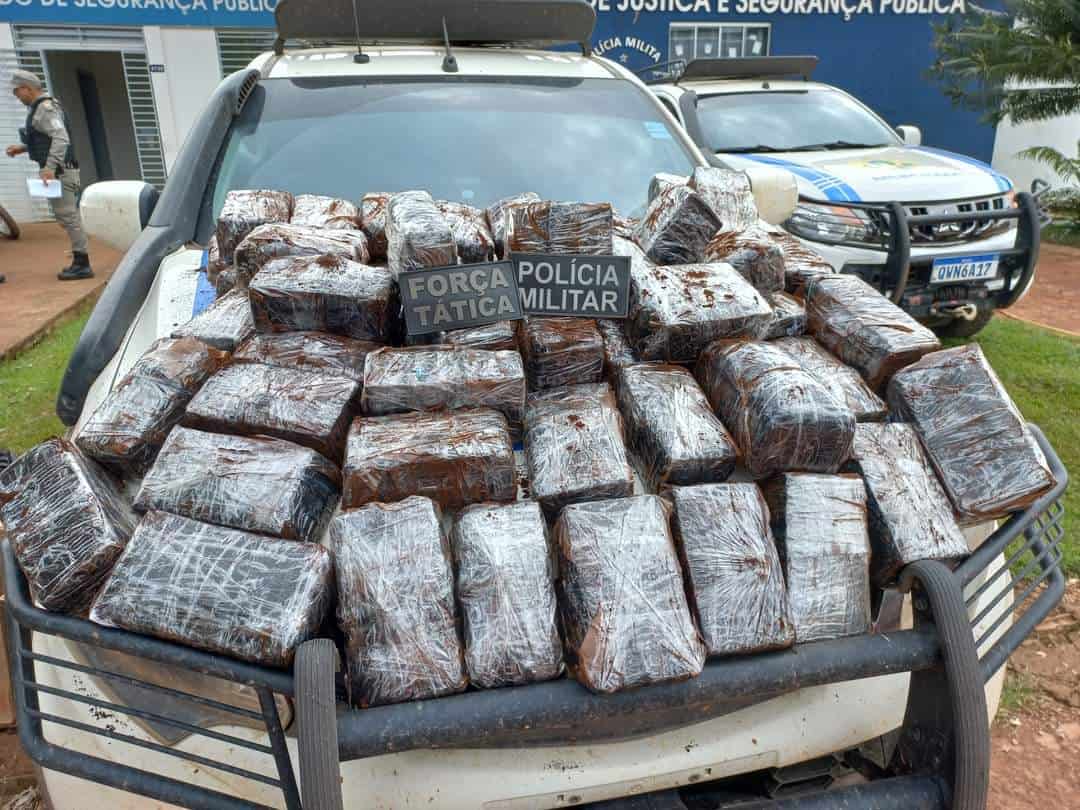 Quase100 kg de cocaína são apreendidos em fiscalização do posto da Tucandeira