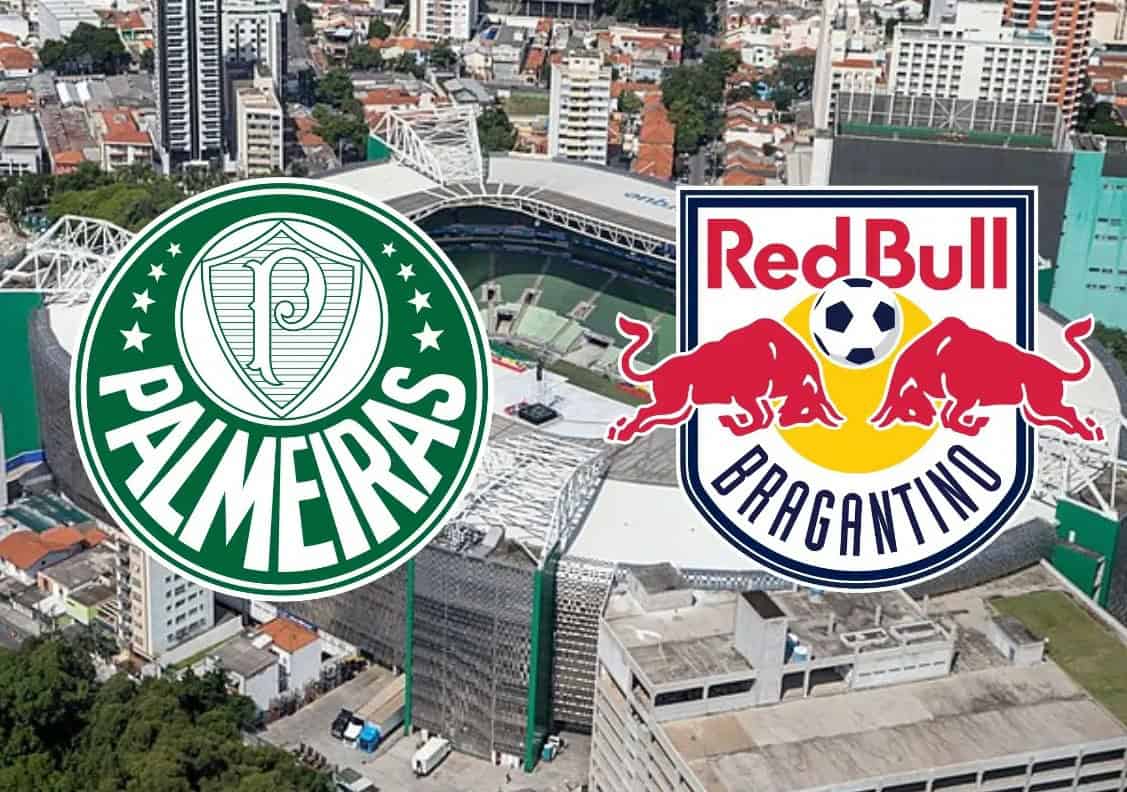 Palmeiras e Bragantino entram em campo neste sábado (13)
