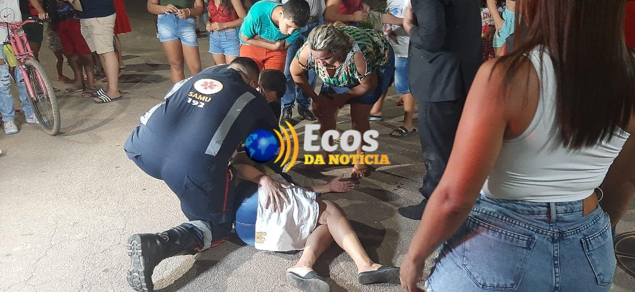 Caminhonete invade preferencial e colide em motociclista no bairro Cidade Nova, em Rio Branco