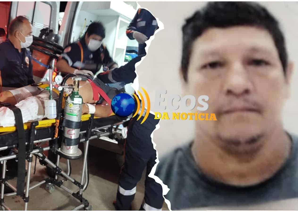 Motociclista fica em estado grave ao cair com veículo em buraco na estrada  AC-40