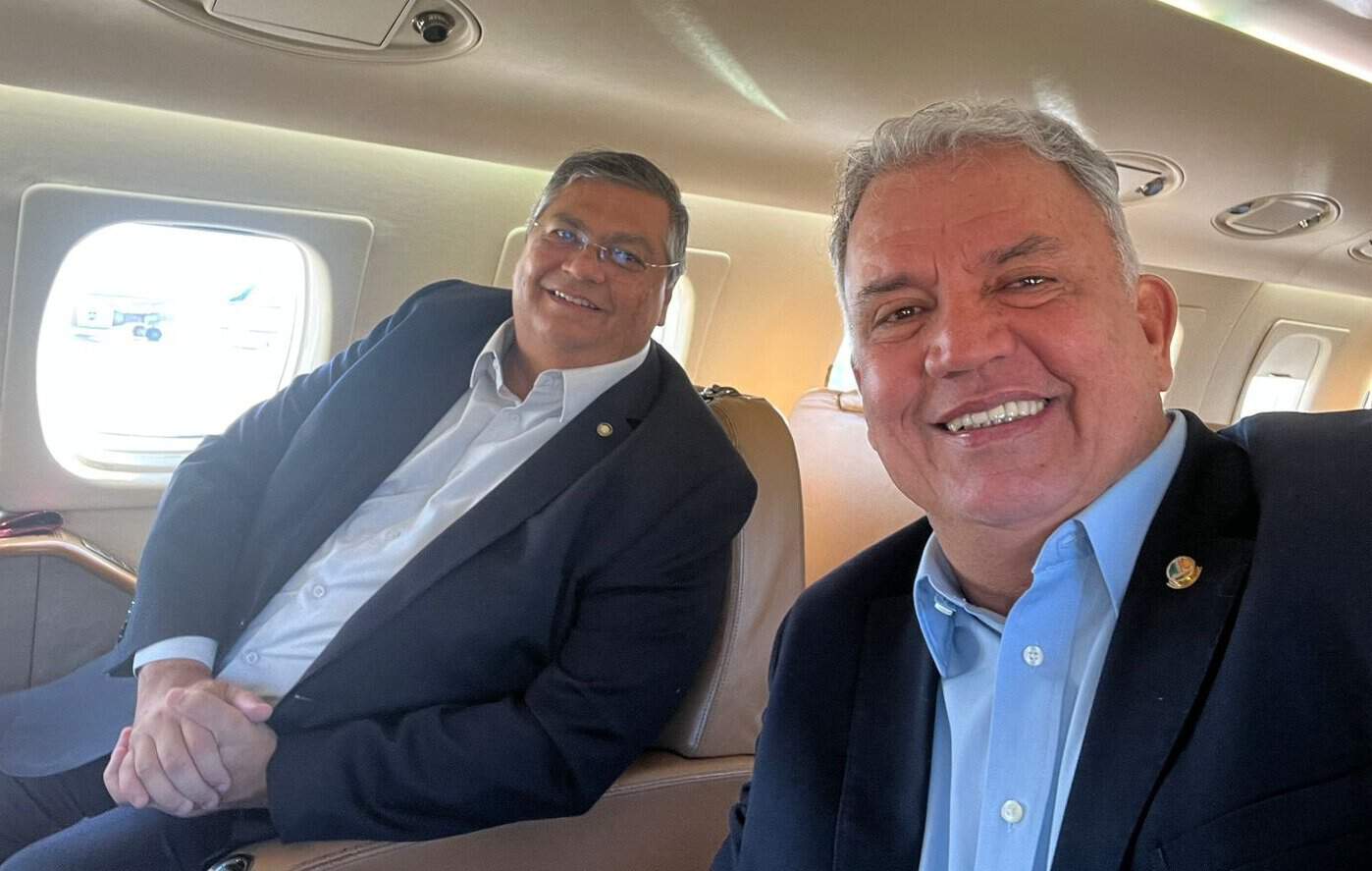 Flávio Dino está a caminho de Brasileia para palestra e entrega de viaturas