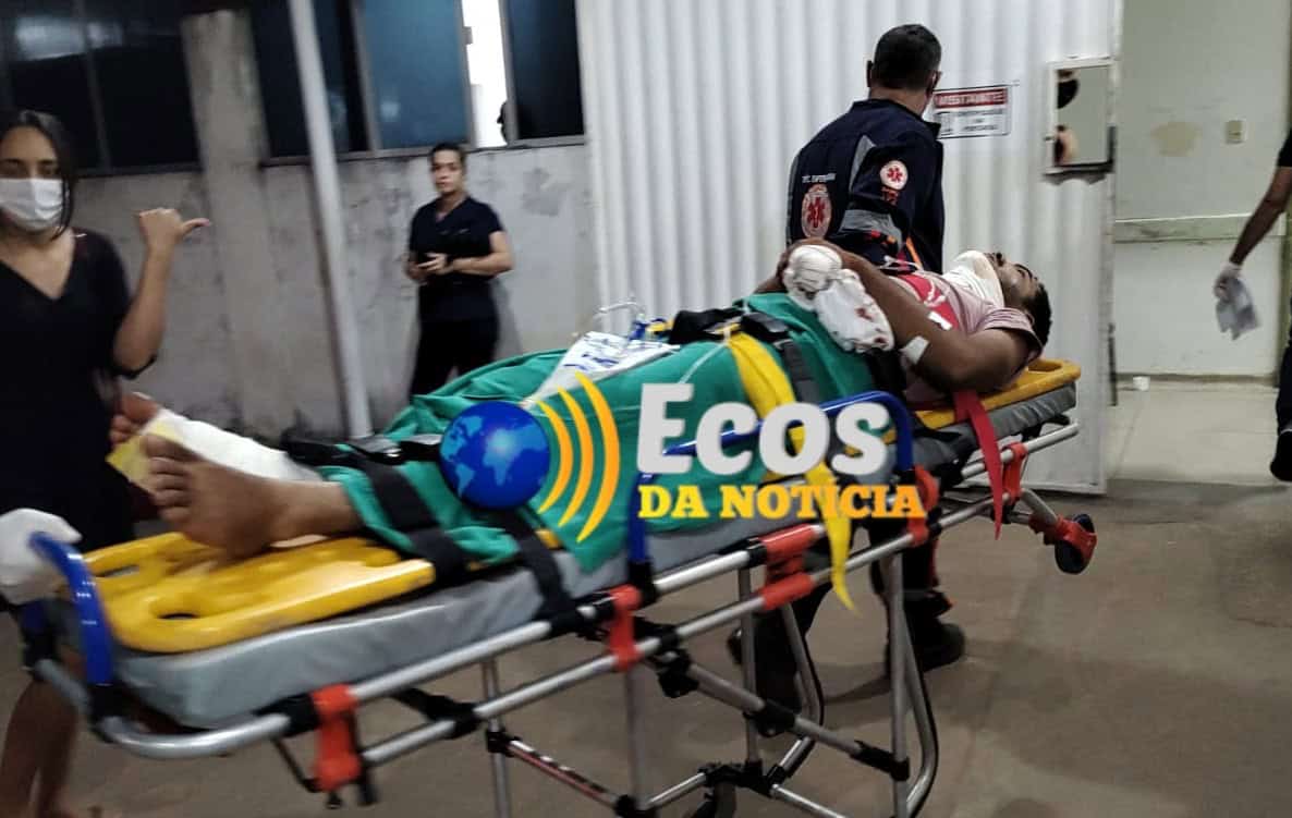 Colisão entre motocicletas deixa duas pessoas feridas em Vila Campinas