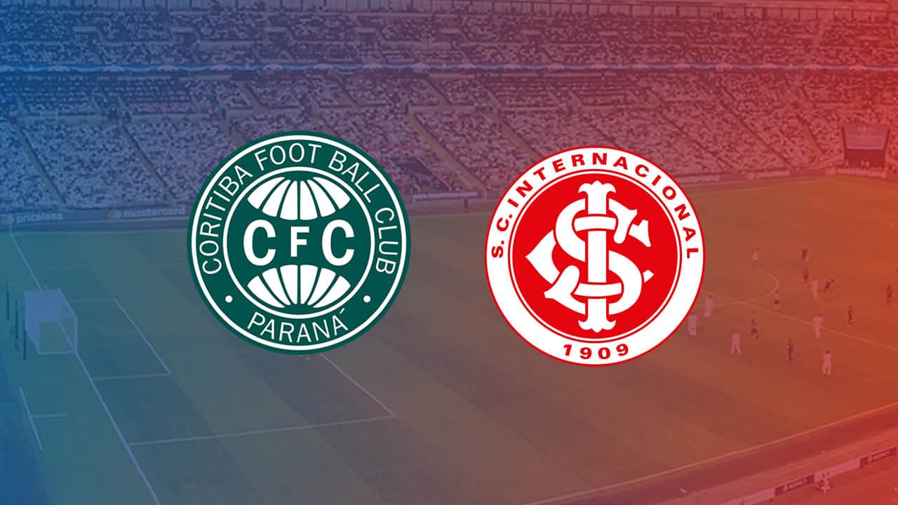 Internacional visita o Coritiba nesta quinta-feira às 20h (de Brasília) no Couto Pereira