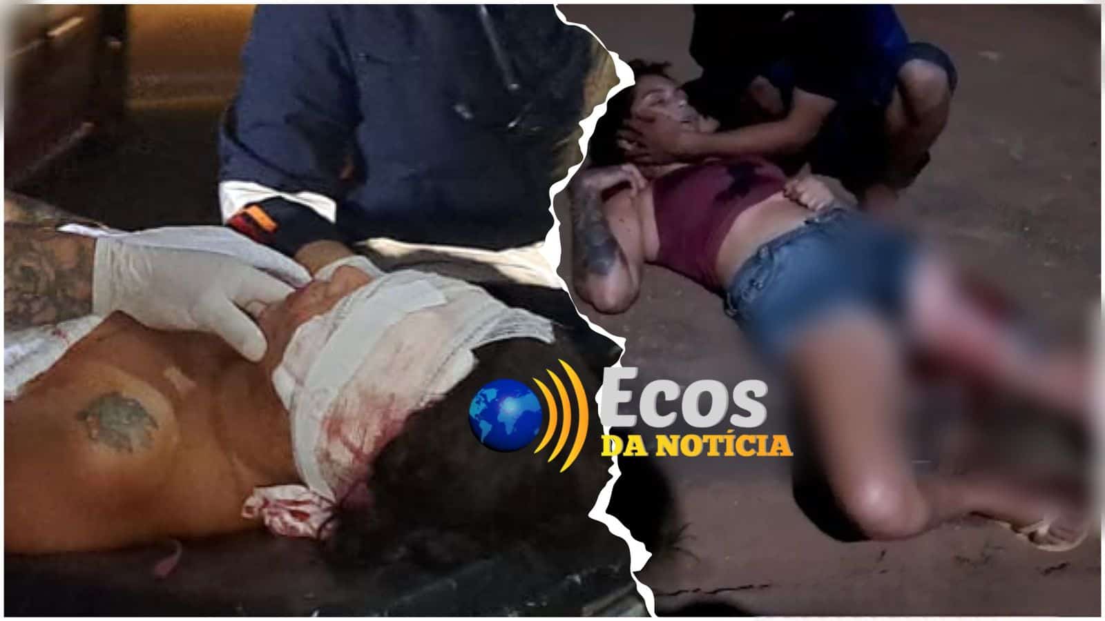 Dupla em bicicleta passa atirando e deixa mulher baleada no Belo Jardim