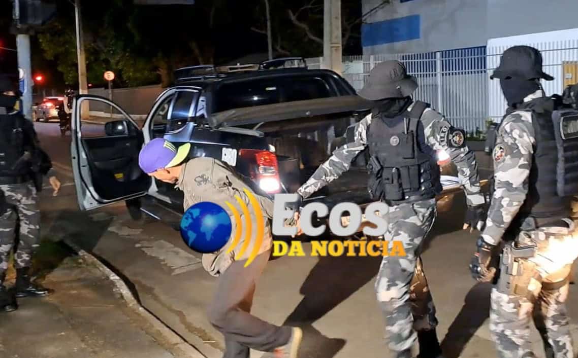 Polícia prende dupla que iria executar desafeto no bairro Recanto dos Buritis