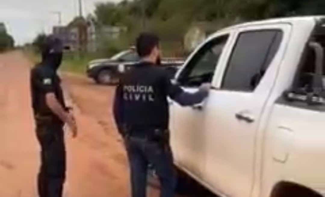 Operação da polícia civil combate ao crime em barreiras no município Plácido de Castro