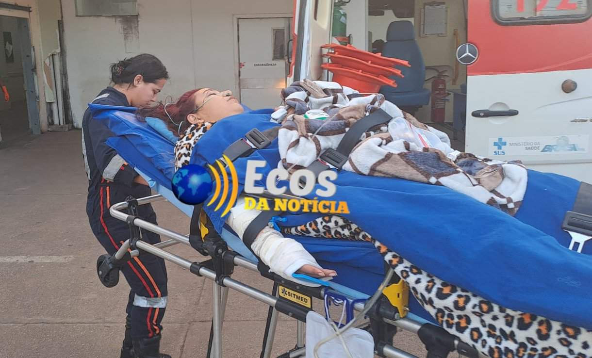 Mulher é esfaqueada pelo ex-marido na frente da filha no município de Acrelândia