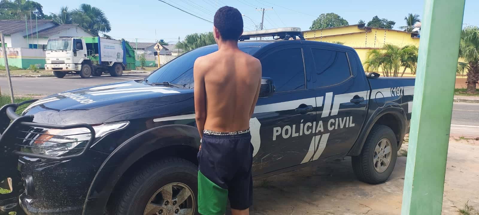 Homem é preso escondido na casa da avó após agredir mulher