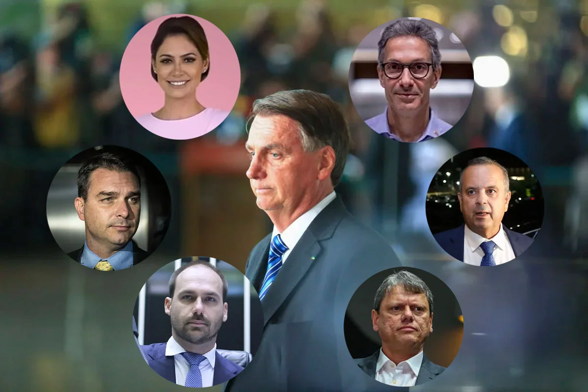 Michelle,Eduardo, Tarcísio, Zema: quem são os “herdeiros” de Bolsonaro para 2026