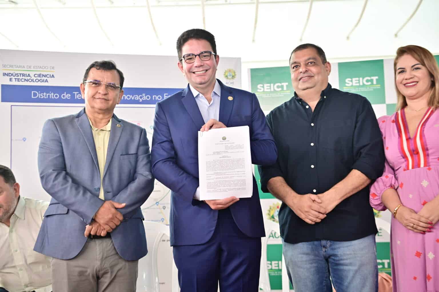 Governador Gladson Cameli sanciona lei que promove inovação tecnológica no Acre